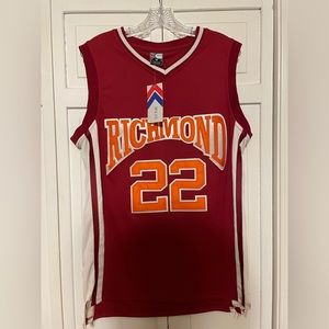 Red Richmond Basketball jersey medium